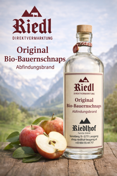 Bio - Obst - Schnaps 1l